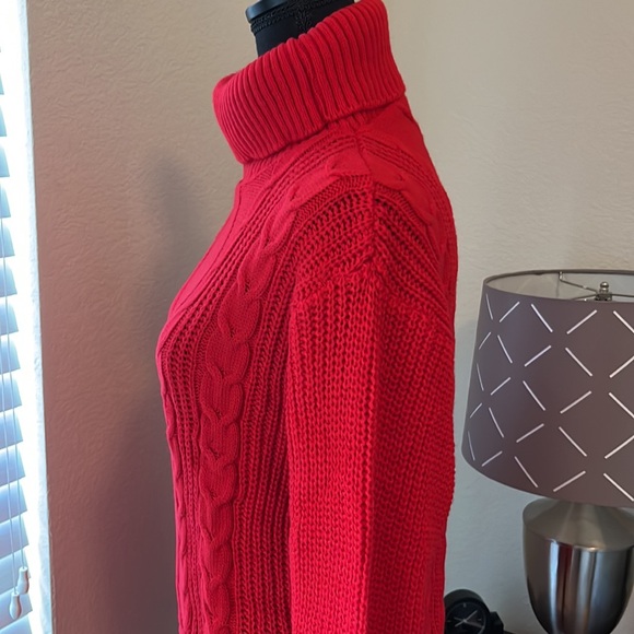 For G and PL Red knitted dress Medium New without tag - Picture 6 of 12